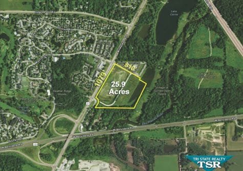 Commercial Land Site – 25.9 Acres, North Illinois, Route 21, Gurnee, IL