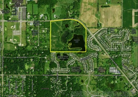Land Site – Approximately 79.18 Acres, Unincorporated Lake County, 21155-21211-21353 W. Grass Lake Rd., IL